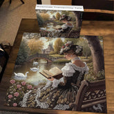 Riverside Tranquility Tale Jigsaw Puzzle 1000 Pieces